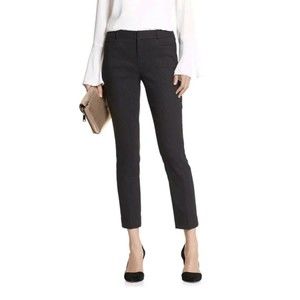 New Banana Republic Jackson Slim Ankle Fit Pants 2 Black Metallic